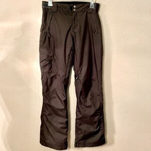 Sims Snowboarding Pants XS Charcoal Grey Blue Lining Pockets Boot Cut EUC